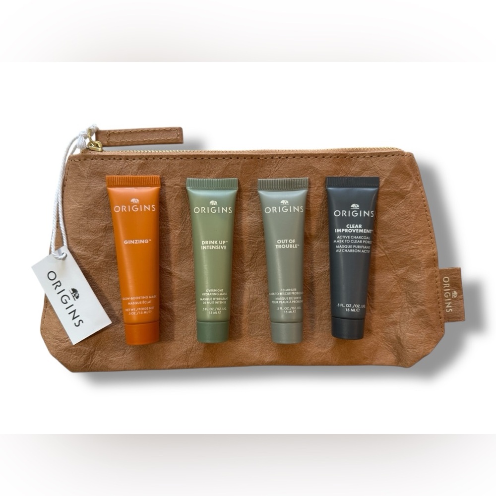 NEW Origins Set: Ginzing, Drink Up Intensive, Out of Trouble & Clear Improvement